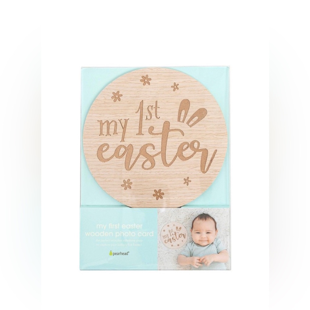 My First Easter Wooden Photo Card